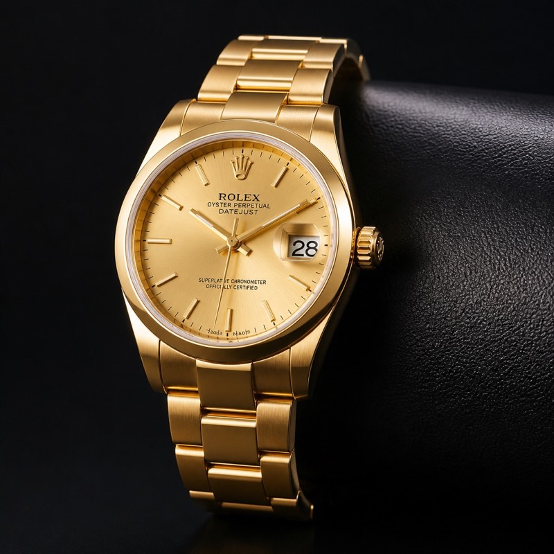 Gold-tone dress