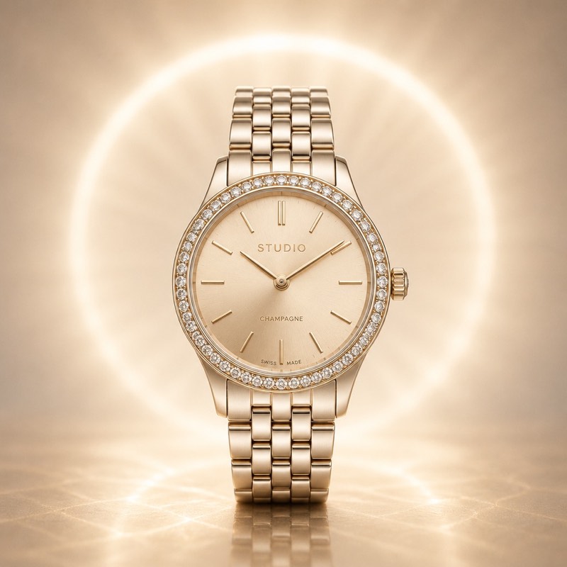 Champagne Halo Watch